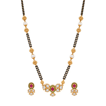 Bhairavi Traditional Kundan Mangalsutra Set