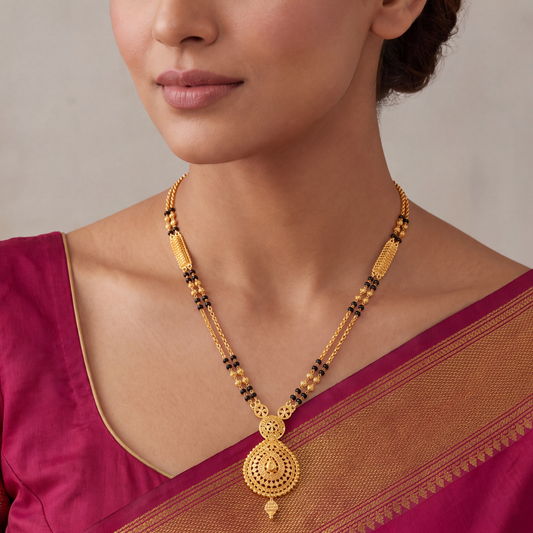Multi-Chain Gold Mangalsutra