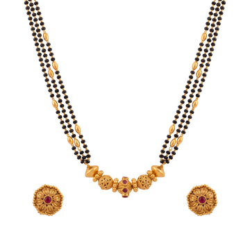Multi-Tiered Traditional Gold Mangalsutra