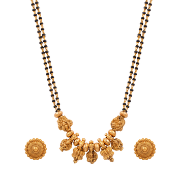 Ornate Cluster Gold Mangalsutra