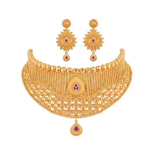 Ritvaa Chandrakanthi Choker Set