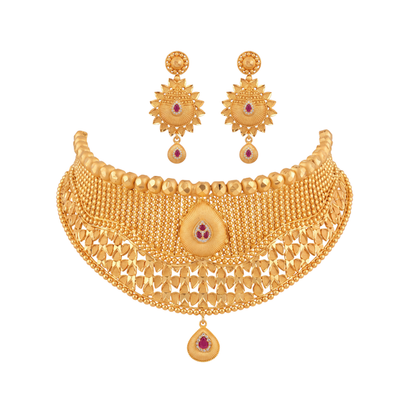 Ritvaa Chandrakanthi Choker Set