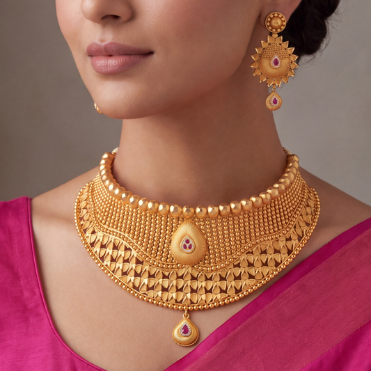Ritvaa Chandrakanthi Choker Set