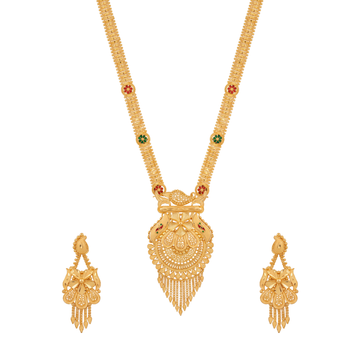Traditional Paisley Gold Long Set