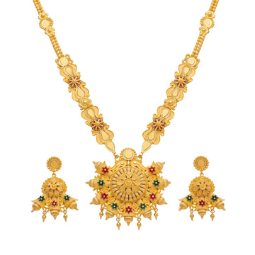 Padminika Traditional Floral Long Set