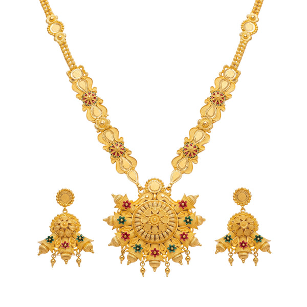 Padminika Traditional Floral Long Set
