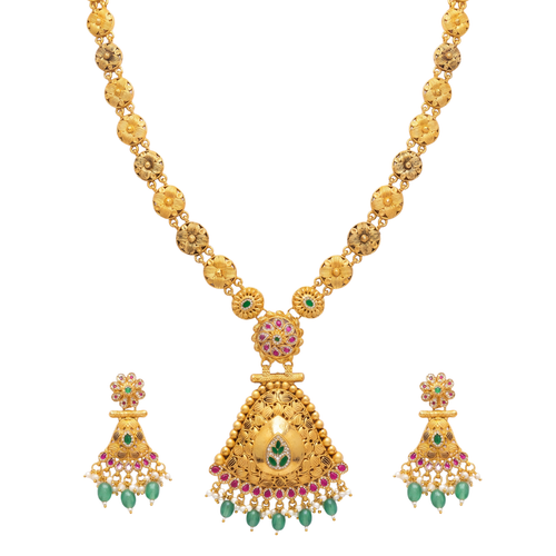 The Triangular Filigree Mint Drop Haar Set