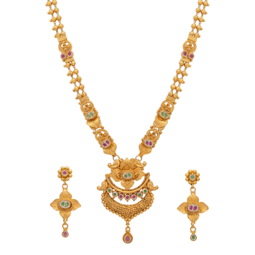 The Rajkumari Padma Crescent & Double-Strand Mala Set