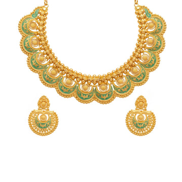 Morpat Traditional Meenakari Necklace Set