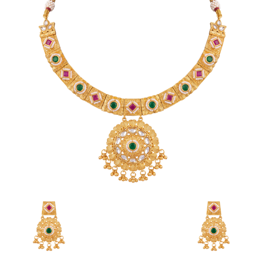 Rajyashri Necklace Set