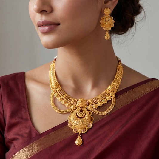 Karunjal Necklace Set
