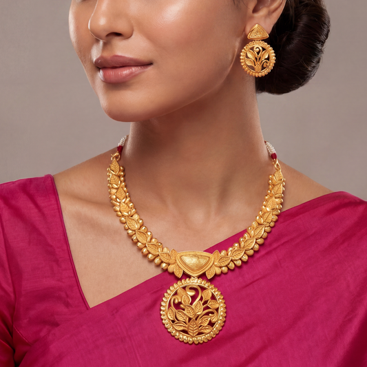 Parnavalli Necklace Set