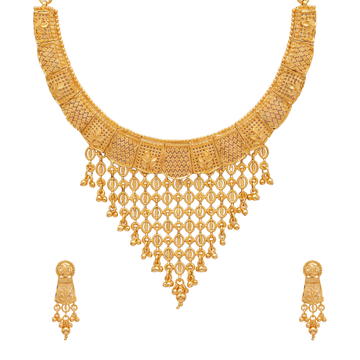 Traditional Gold Necklace Set