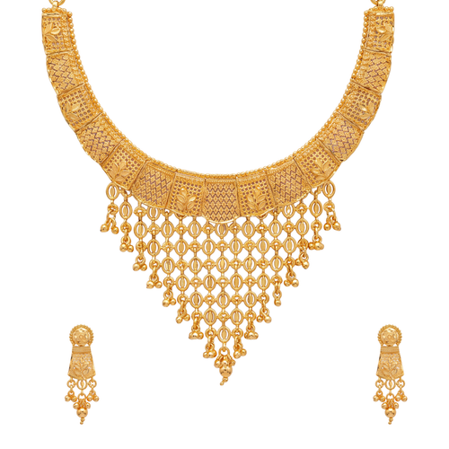 Traditional Gold Necklace Set