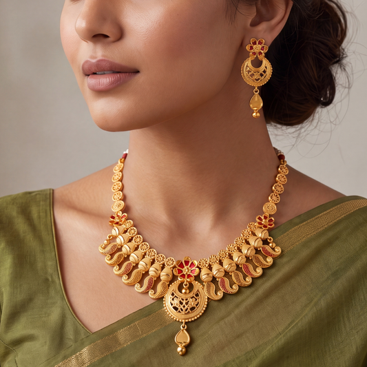 Phulrang Necklace Set
