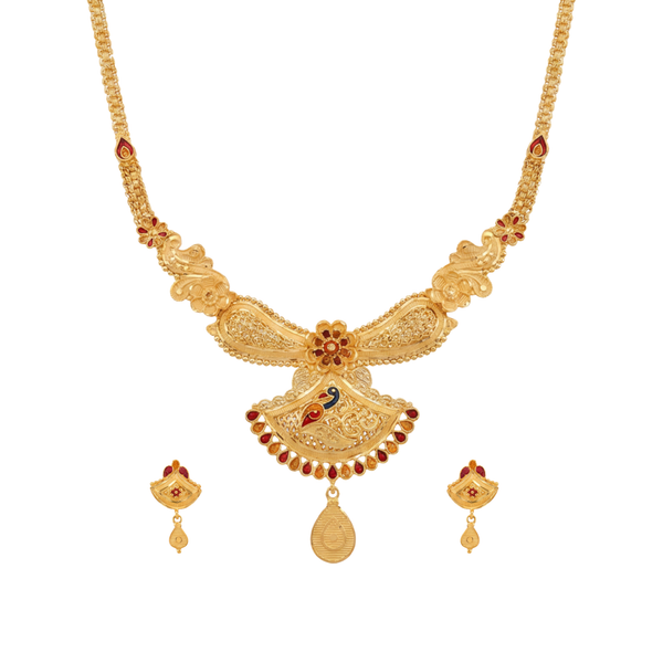 Shyamapankh Necklace Set