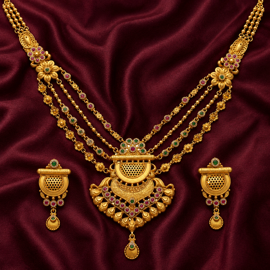 Suvarnapat Necklace Set