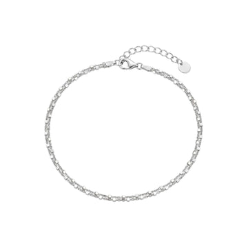 Whisper: Chain Anklet in 925 Sterling Silver