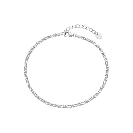 Whisper: Chain Anklet in 925 Sterling Silver