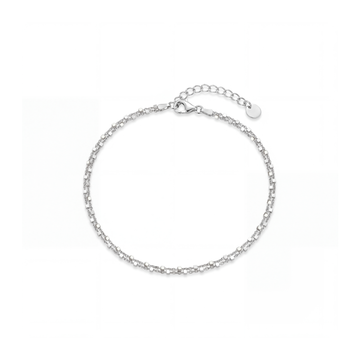 Whisper: Chain Anklet in Sterling Silver