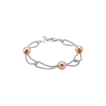 Astraea: Dual-Tone Beaded Bracelet