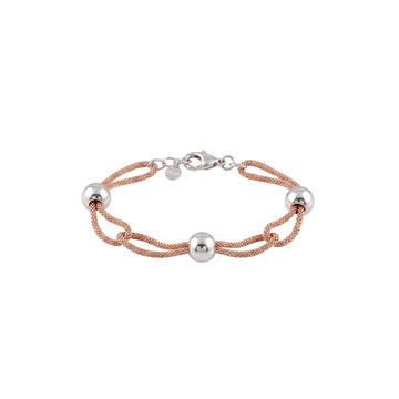 Asteria: Dual-Tone Beaded Bracelet