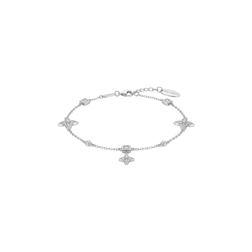 Multi-Station Floral Diamond Bracelet