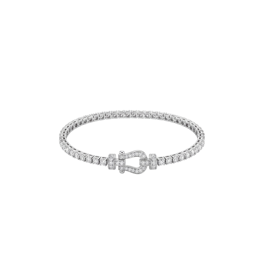 Inseparable: Buckle Bracelet in 925 Sterling Silver