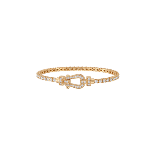 Inseparable: Buckle Bracelet in Gold Vermeil 925 Sterling Silver