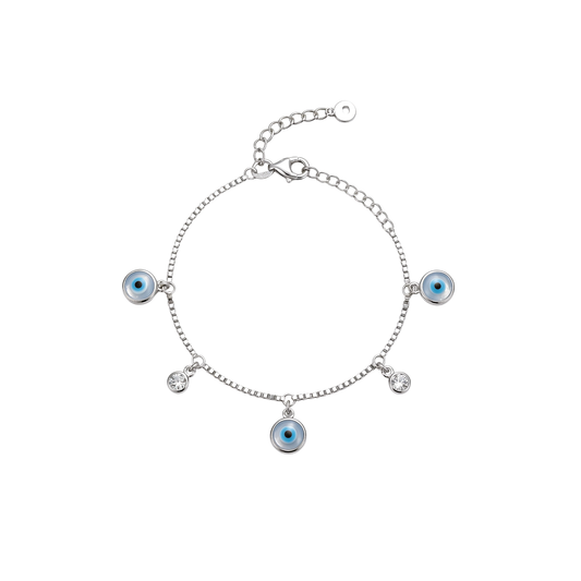 The Celestial Ward Evil Eye Charm Bracelet