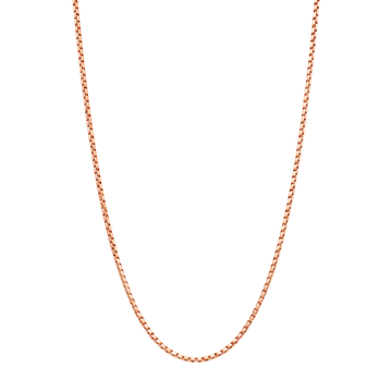Linéa: Box Chain in Rose Gold-Plated Sterling Silver