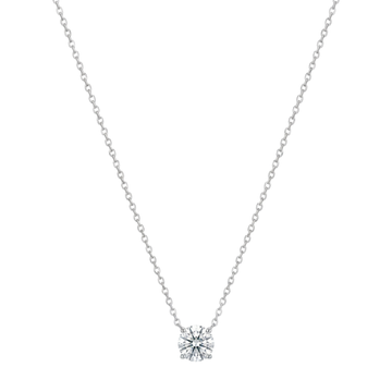 The Sterling Classic Solitaire Pendant Chain