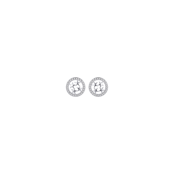 Celestial Star Halo Stud Earrings