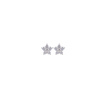 Brilliant Starry Floral Cluster Earrings