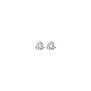 Modern Geometric Triangle Stud Earrings