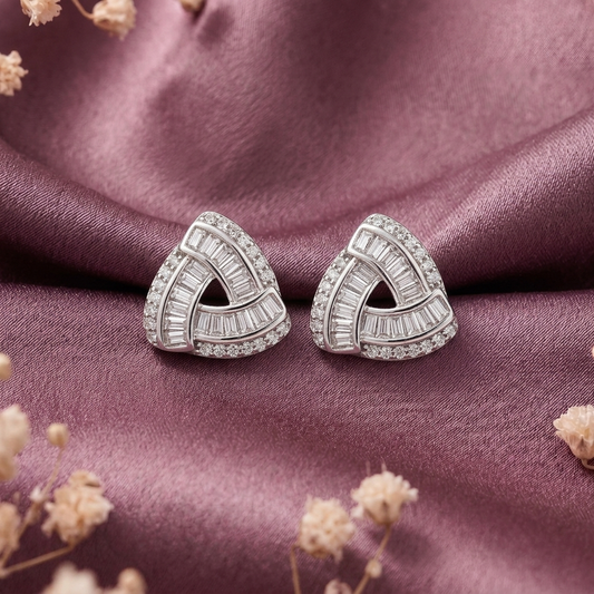 Luna Stars: Celestial Star Stud Earrings in 925 Sterling Silver