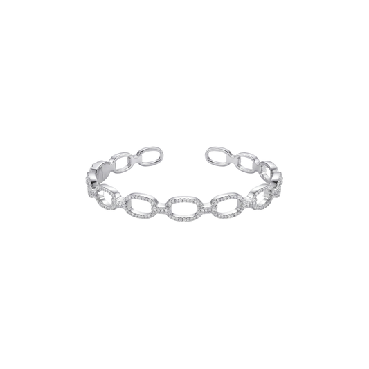 Open Link Chain Diamond Kada