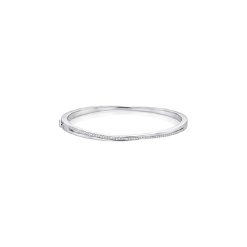 Minimalist Slim Diamond Accented Kada