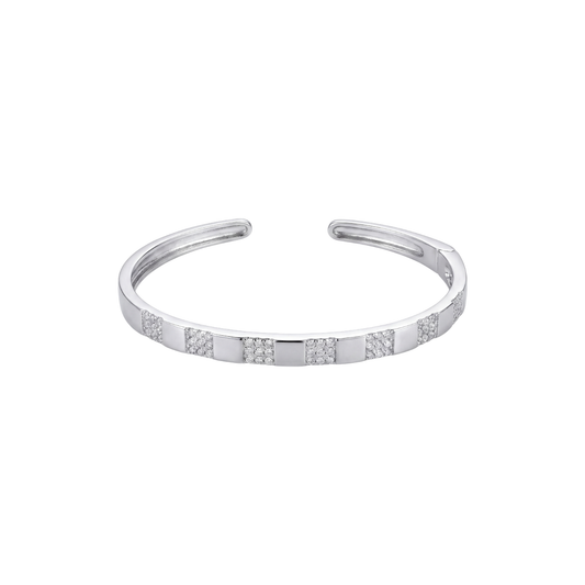 Alternating Block Pave Diamond Kada