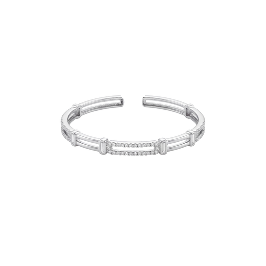 Multi-Row Baguette Station Diamond Kada