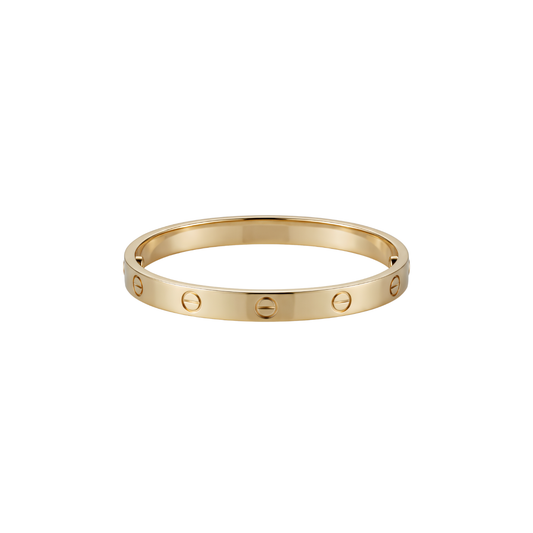 The Constant: Cartier-Inspired Kada in Gold Vermeil 925 Sterling Silver