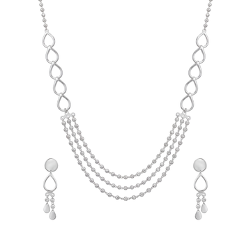 Mélodie: Layered Mala Set in 925 Sterling Silver