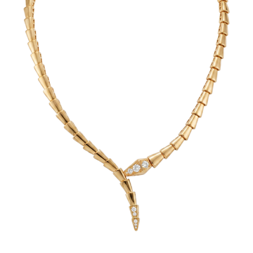Wild Thing: Serpentine Necklace in Gold Vermeil 925 Sterling Silver