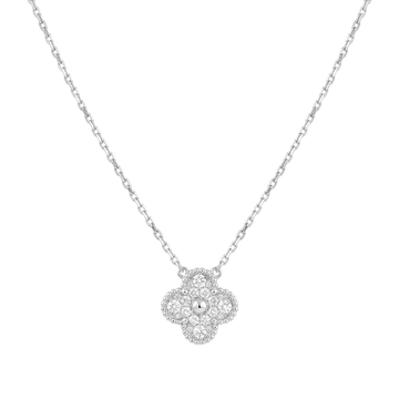 Cherie: Clover Pendant Necklace in 925 Sterling Silver