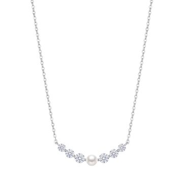 Elegant Pearl and Diamond Chain