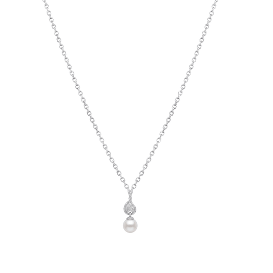 Sophisticated Pearl Drop Pendant Set