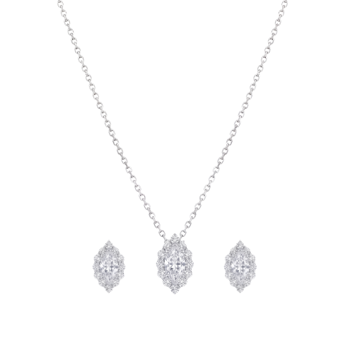 Lumea: Halo Jewellery Set in 925 Sterling Silver