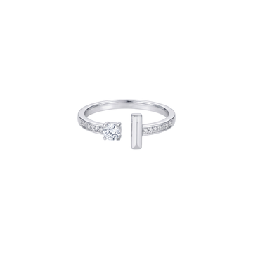 Modern Open Bar and Stone Ring