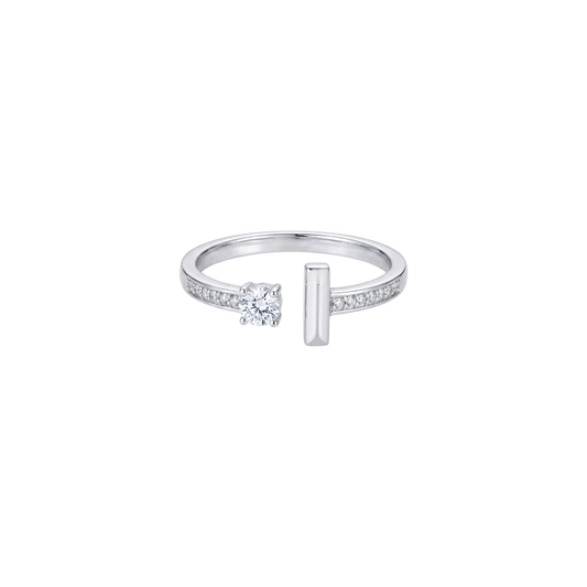 Modern Open Bar and Stone Ring