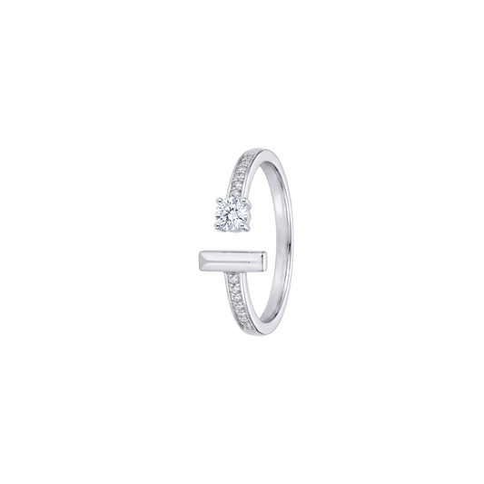 Modern Open Bar and Stone Ring